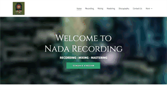 Desktop Screenshot of nadarecording.com